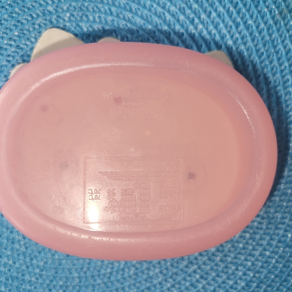 Hello Kitty VINTAGE plastic Container - Picture 3 of 7